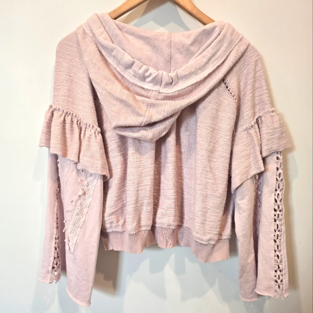 Free People Movement Heartbeat Hoodie, Pink, Size XS - Picture 7 of 8